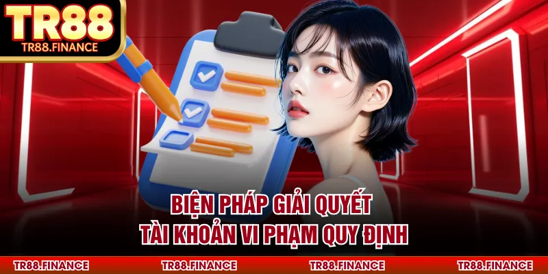 Biện pháp giải quyết tài khoản vi phạm quy định