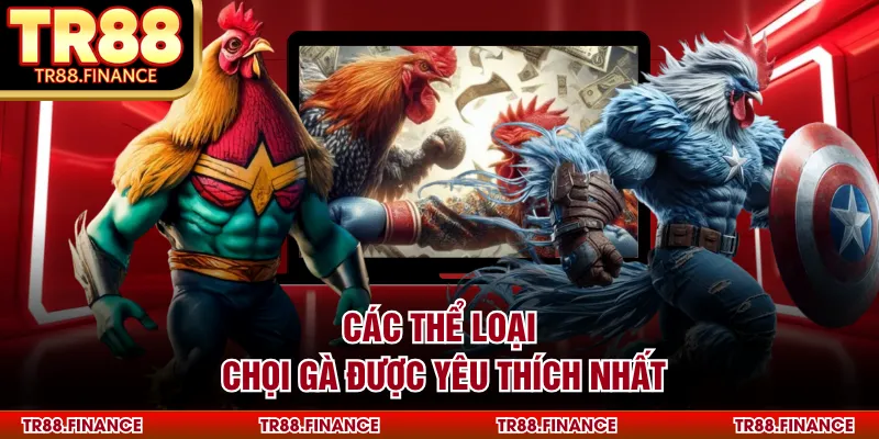 Các thể loại chọi gà được yêu thích nhất