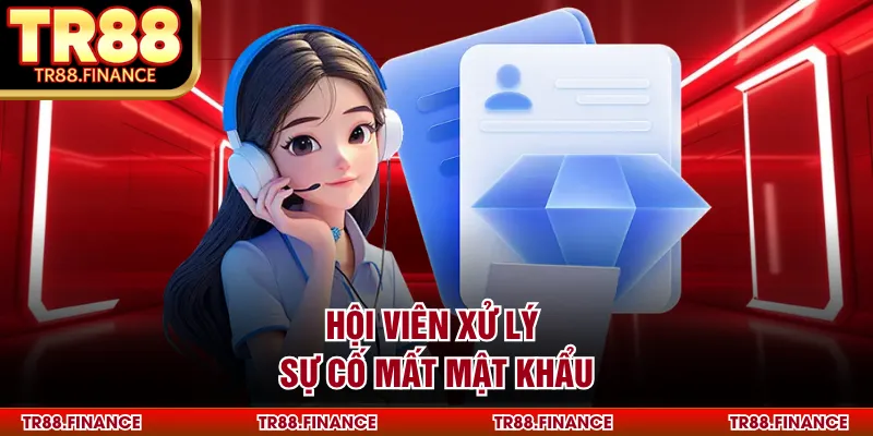 Hội viên xử lý sự cố mất mật khẩu